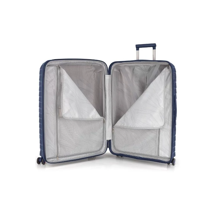 Gabol bőrönd nagy méret GA-1220L Bézs ajándék bőröndhuzattal