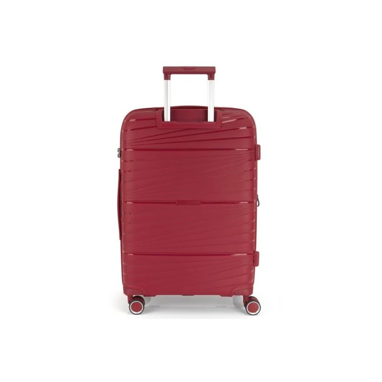 Gabol bőrönd közép méret GA-1220M Champagne ajándék bőröndhuzattal