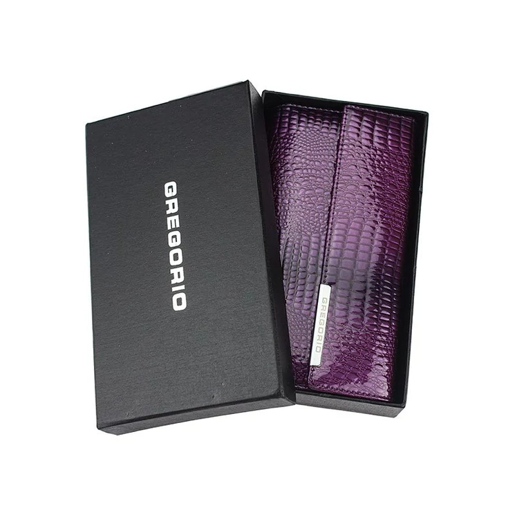 Valódi bőr női pénztárca díszdobozban