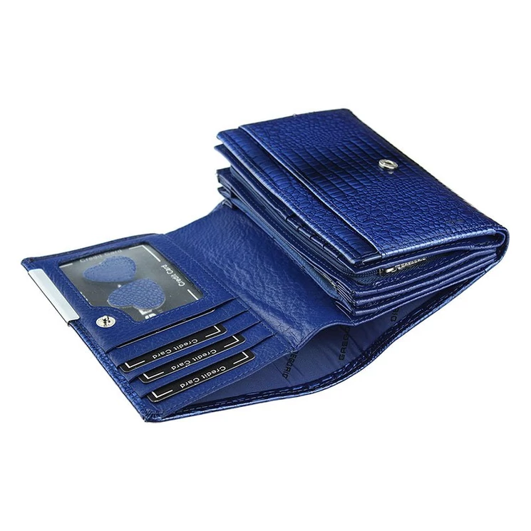 Valódi bőr női pénztárca díszdobozban