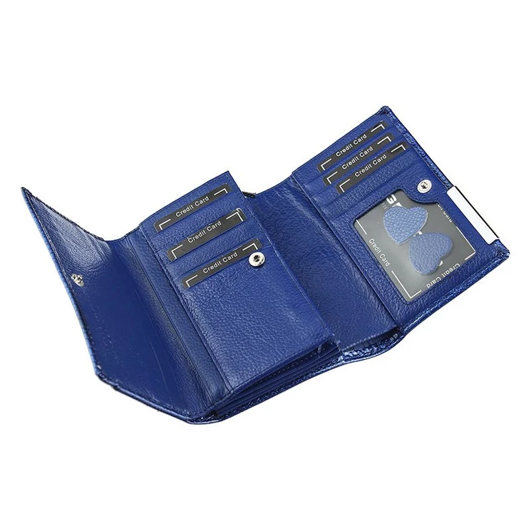 Valódi bőr női pénztárca díszdobozban