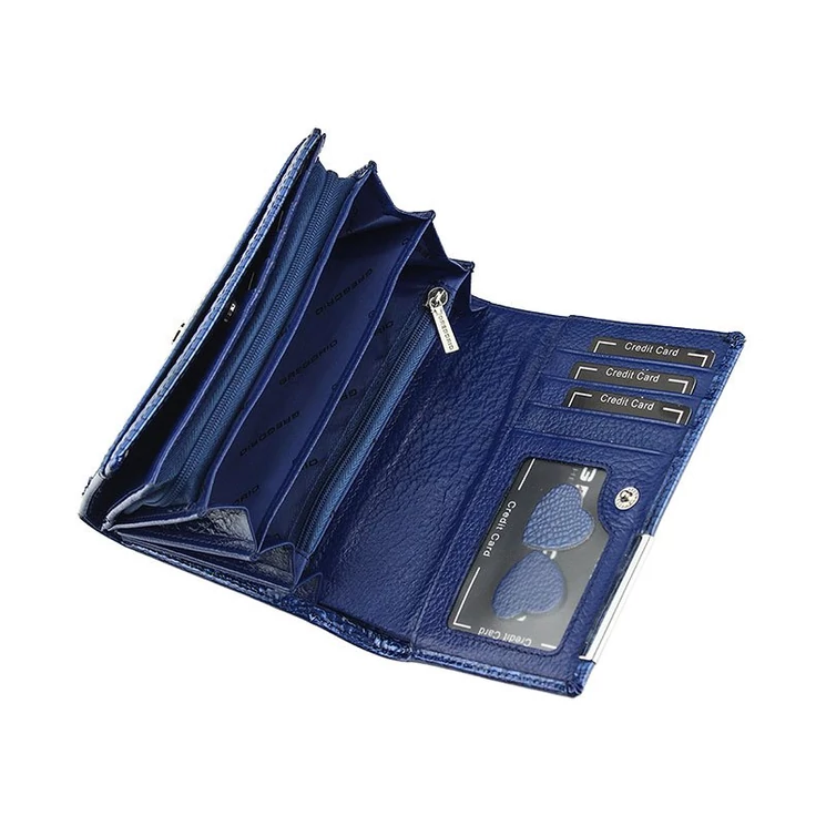 Valódi bőr női pénztárca díszdobozban