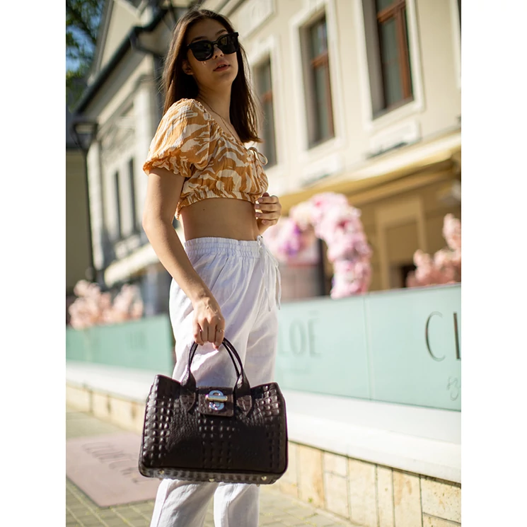 Valódi bőr női táska