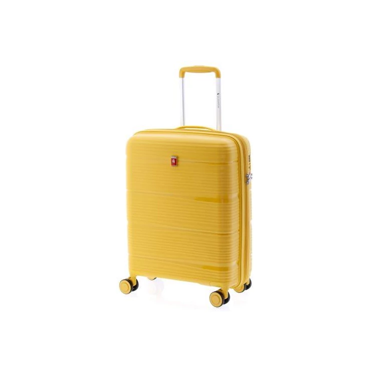 Gladiator Spinner Bővíthető kabinbőrönd 55 cm M-0810 Sárga