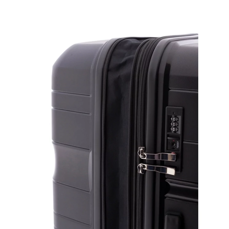 Gladiator Spinner bőrönd M-3812 Sötétkék ajándék bőröndhuzattal