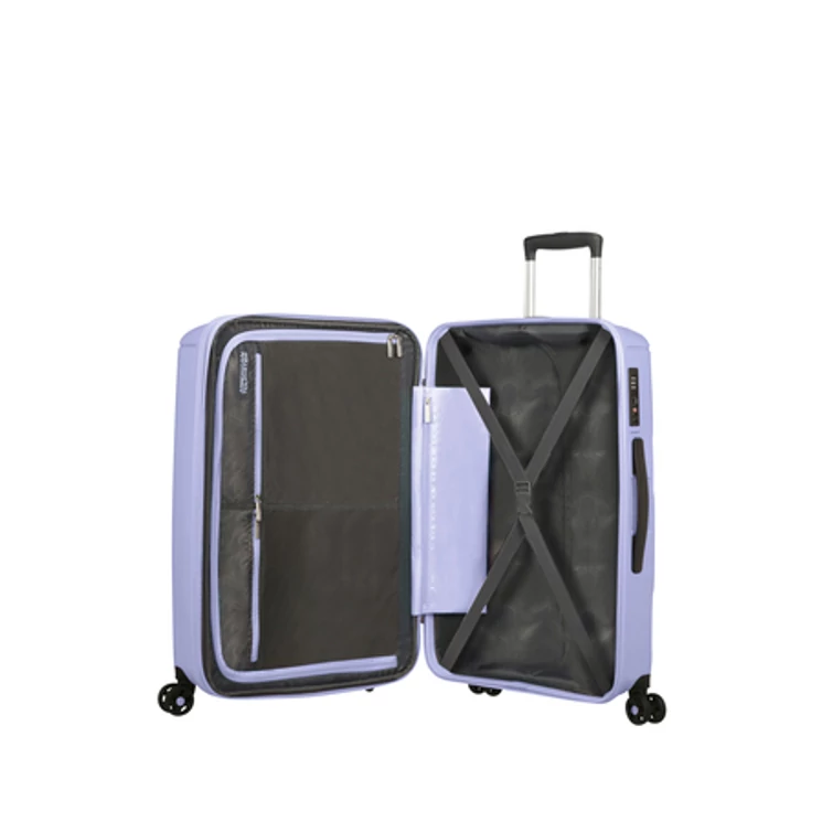 American Tourister Sunside Spinner bővíthető bőrönd 77 cm világoskék