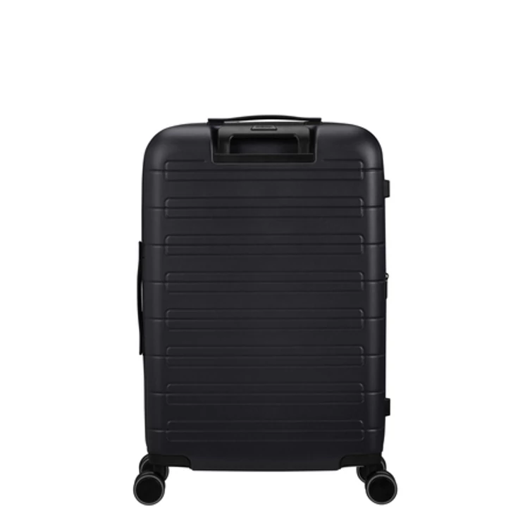American Tourister Novastream bővíthető Spinner bőrönd 67 fekete
