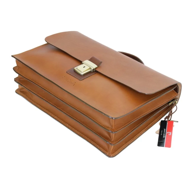 Pierre Cardin valódi bőr aktatáska