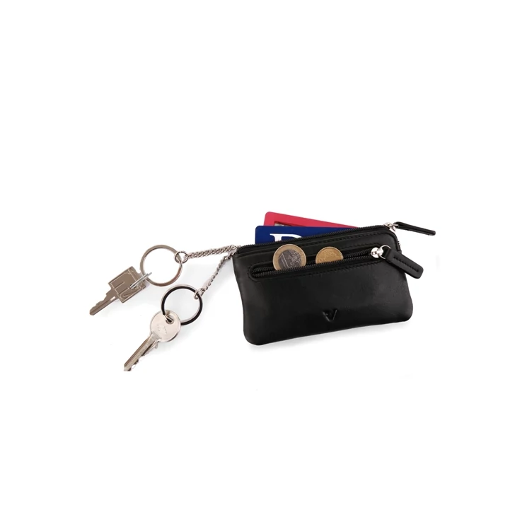 Roncato bőr kulcstartó fekete színben R-2908 Black