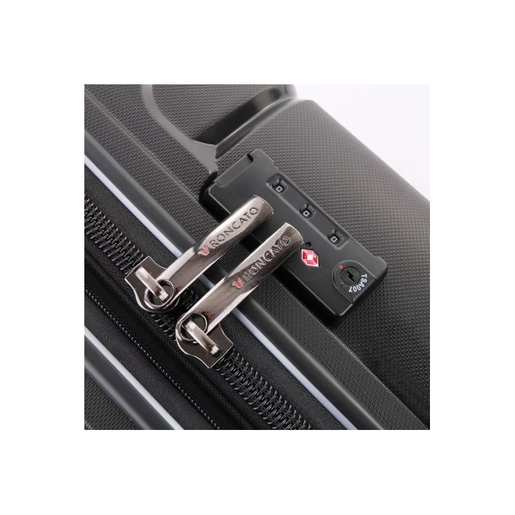 Roncato FLIGHT DLX Spinner kabinbőrönd R-3463 Piros ajándék bőröndhuzattal