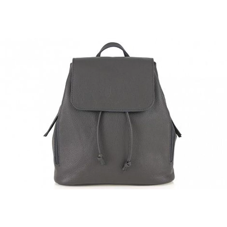Valódi bőr női hátitáska sötétszürke színben S7068 DarkGrey