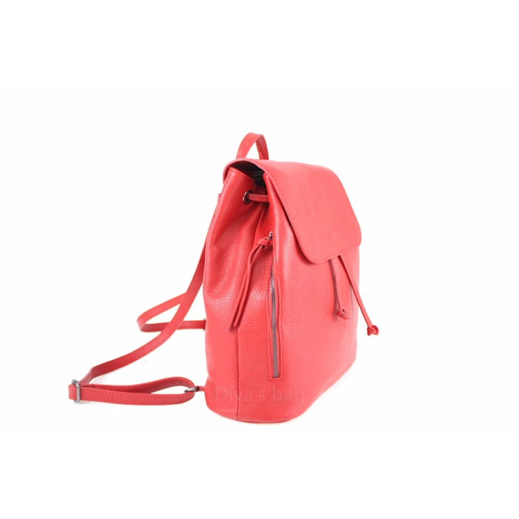 Valódi bőr női hátitáska fehér színben S7068 White