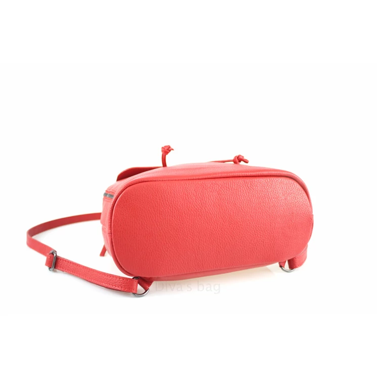 Valódi bőr női hátitáska fehér színben S7068 White