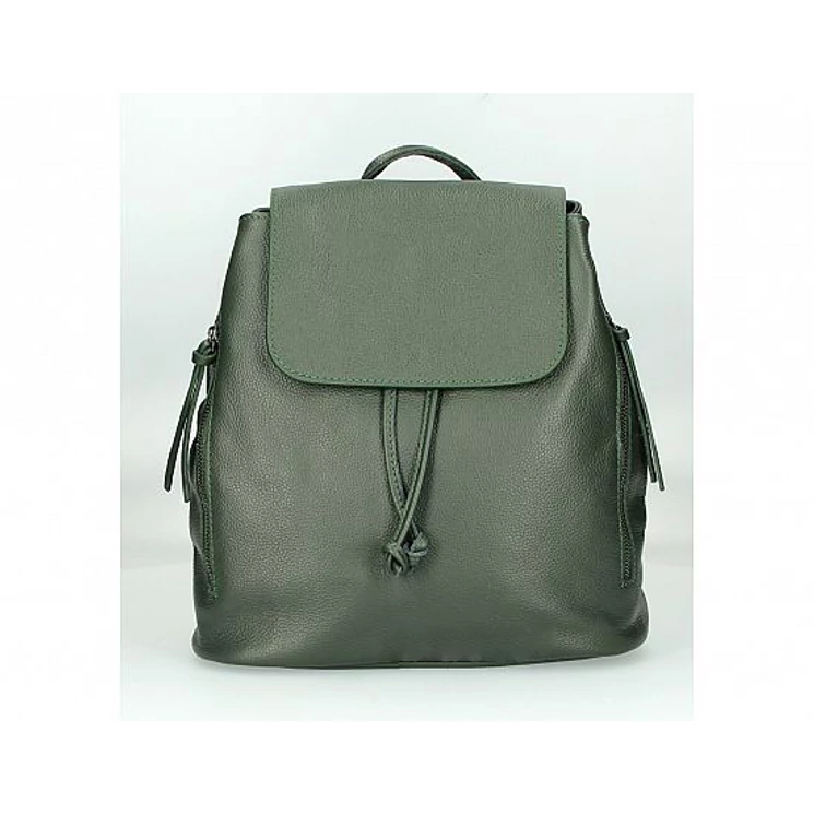 Valódi bőr női táska S7068 SötétZöld