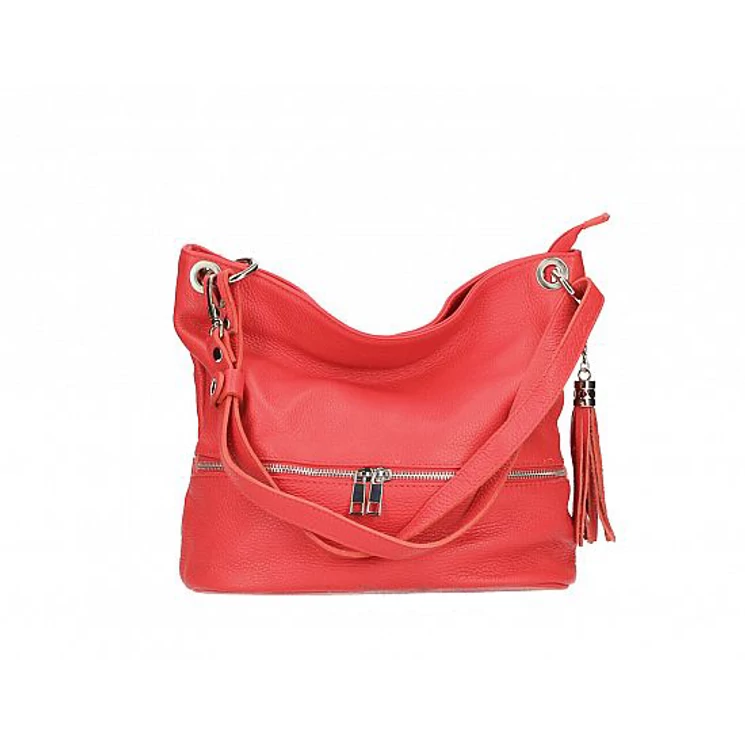 Valódi bőr női táska S7069 Piros