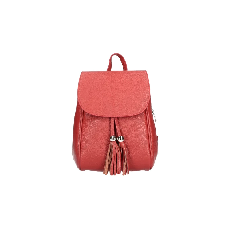 Valódi bőr női hátizsák fekete színben S7165 Black