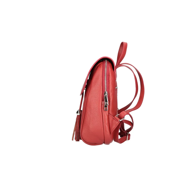 Valódi bőr női hátizsák fekete színben S7165 Black