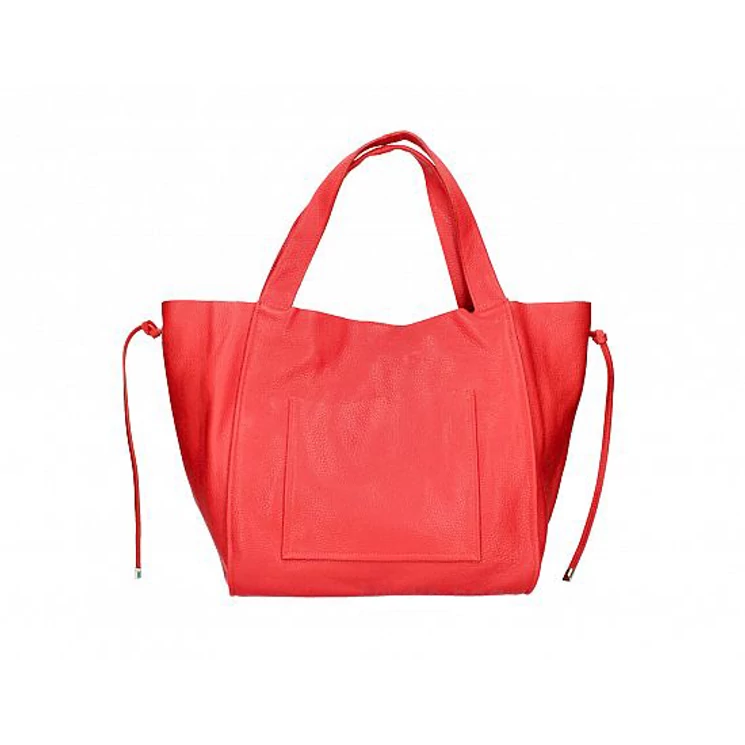 Valódi bőr női táska S7177 Piros