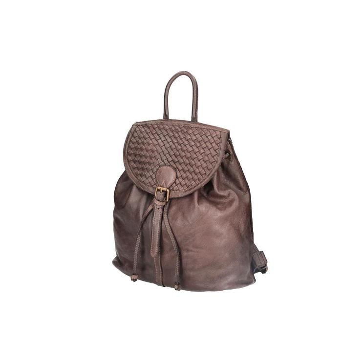 Valódi bőr női Hátizsák Konyak