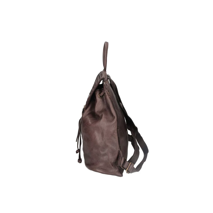 Valódi bőr női Hátizsák Konyak