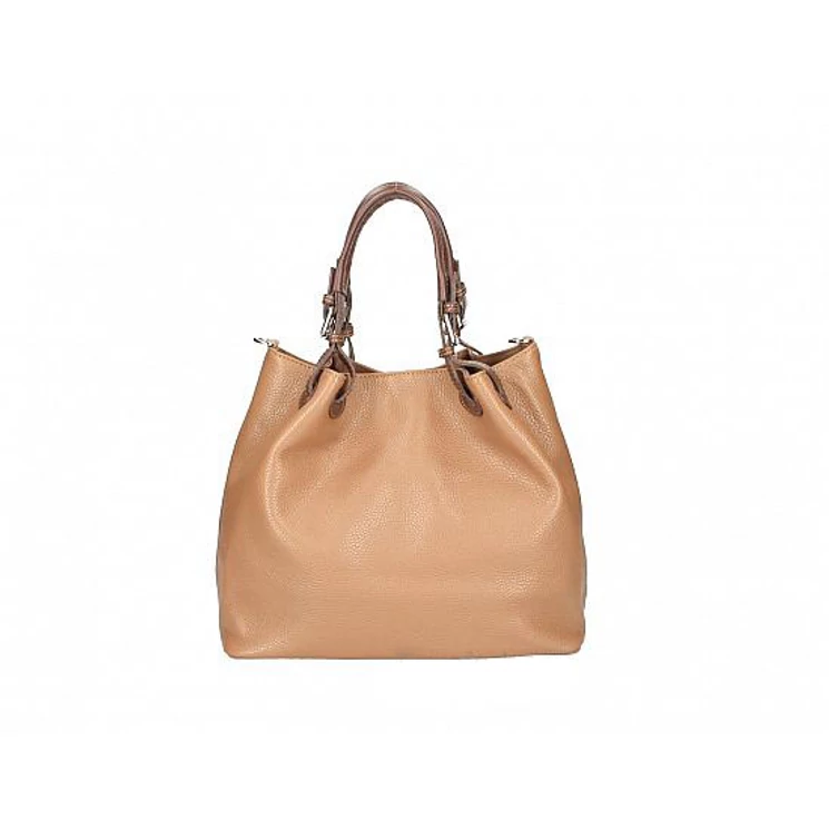 Valódi bőr női Táska Konyak