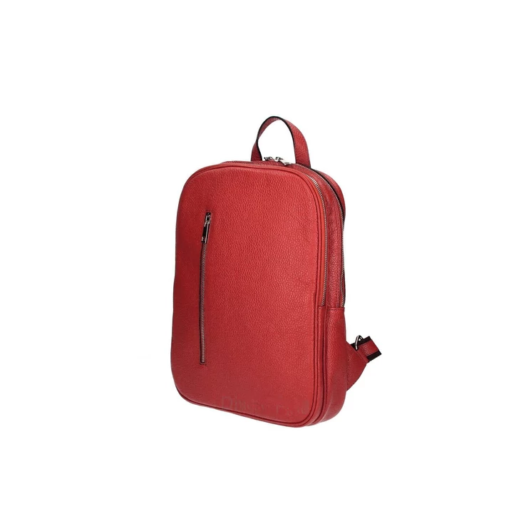 Valódi bőr női Hátizsák Piros