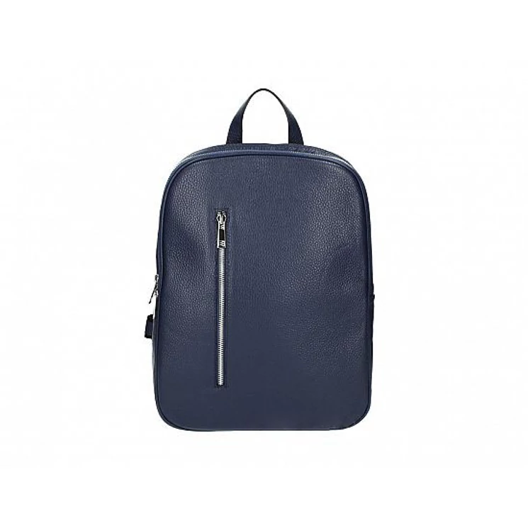 Valódi bőr női Hátizsák Sötétkék