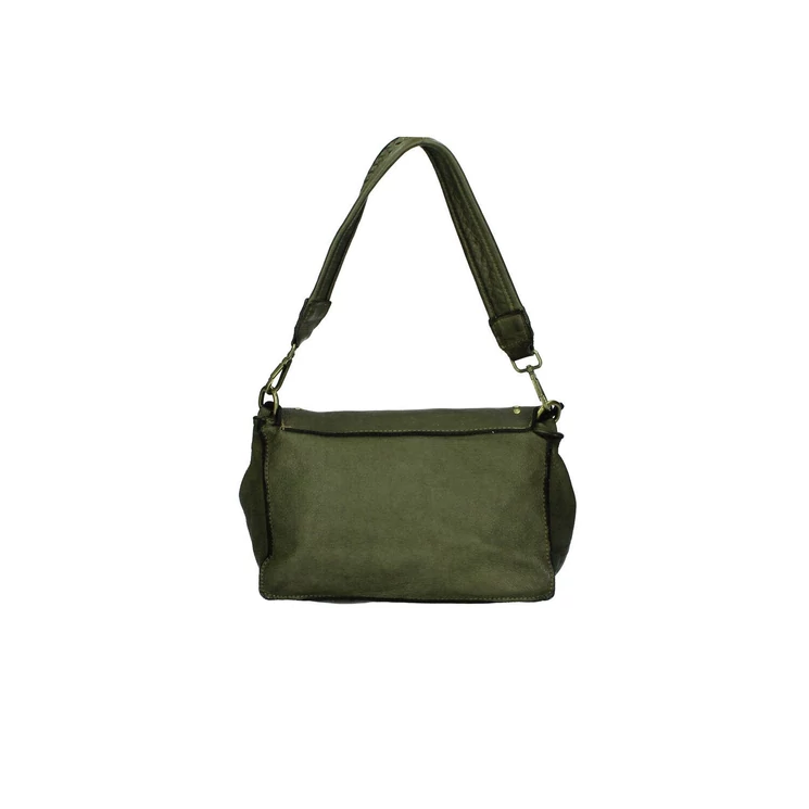 Valódi bőr női Táska Sötétbarna