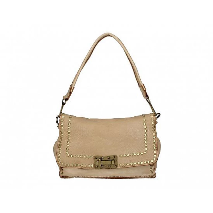 Valódi bőr női Táska Taupe