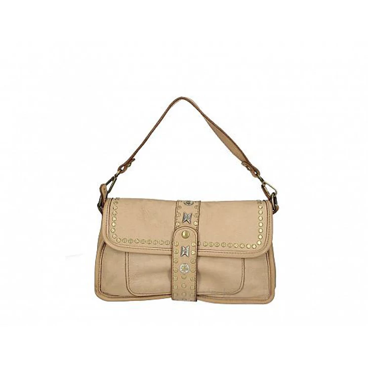 Valódi bőr női Táska Taupe