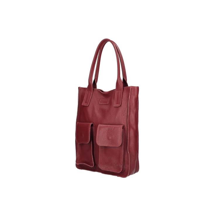 Valódi bőr női táska S7275 Szürke