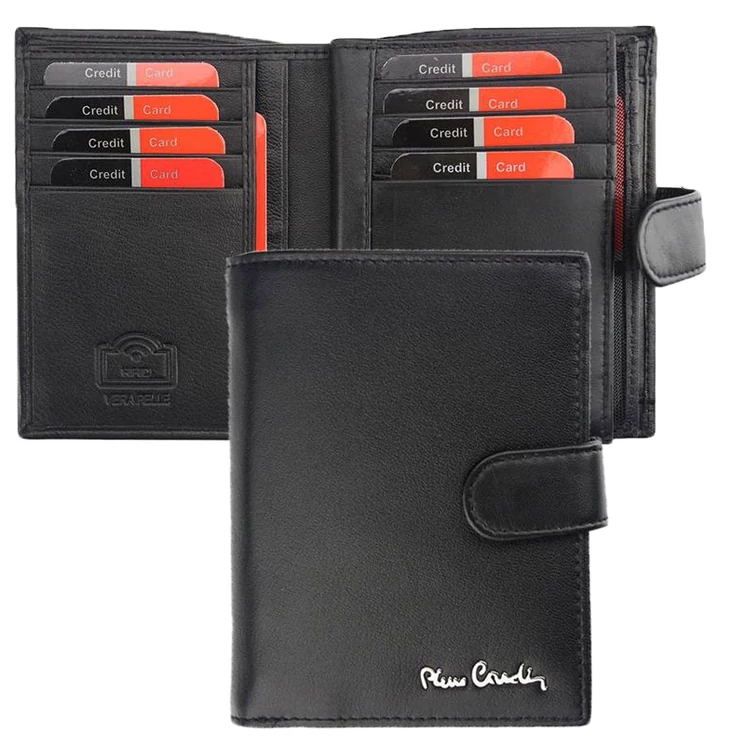 Pierre Cardin bőr férfi pénztárca RFID védelemmel