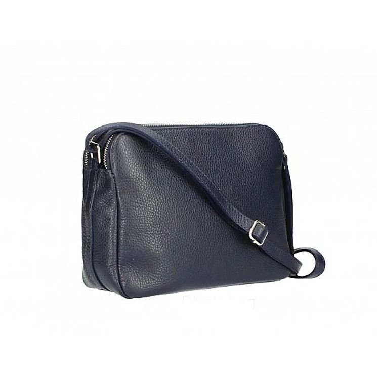 Valódi bőr női táska TR152 Sötétkék