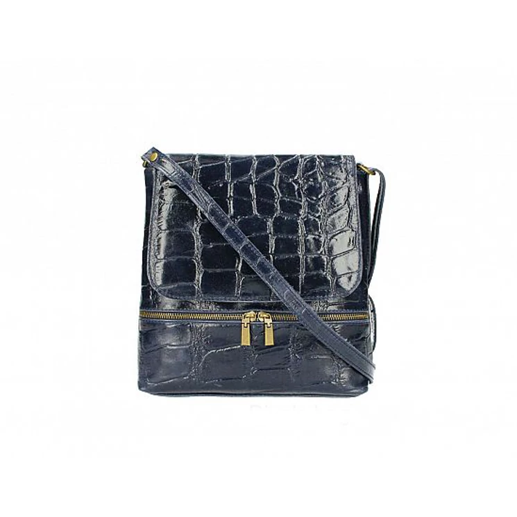 Valódi bőr női táska TR189 Sötétkék