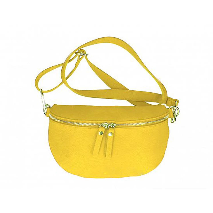 Valódi bőr Övtáska TR259 Sárga