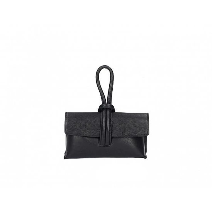 Valódi bőr női Oldaltáska Fekete