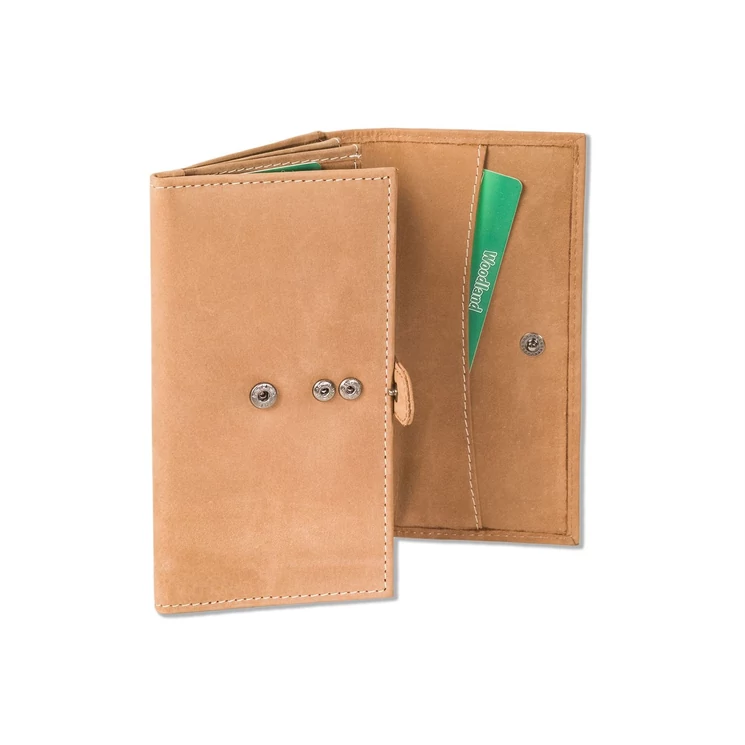 Woodland valódibőr Brifkó pénztárca pincér pénztárca barna színben