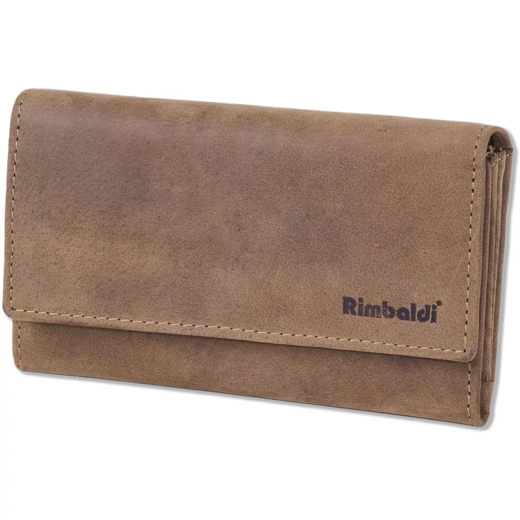 Rimbaldi valódibőr Brifkó pénztárca pincér pénztárca barna színben