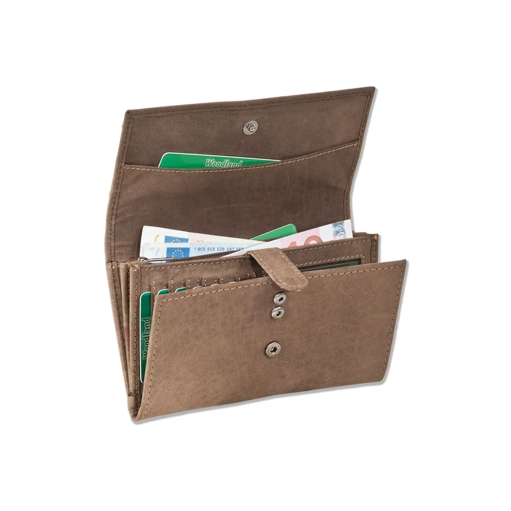 Rimbaldi valódibőr Brifkó pénztárca pincér pénztárca barna színben