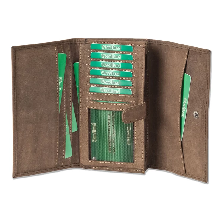 Rimbaldi valódibőr Brifkó pénztárca pincér pénztárca barna színben