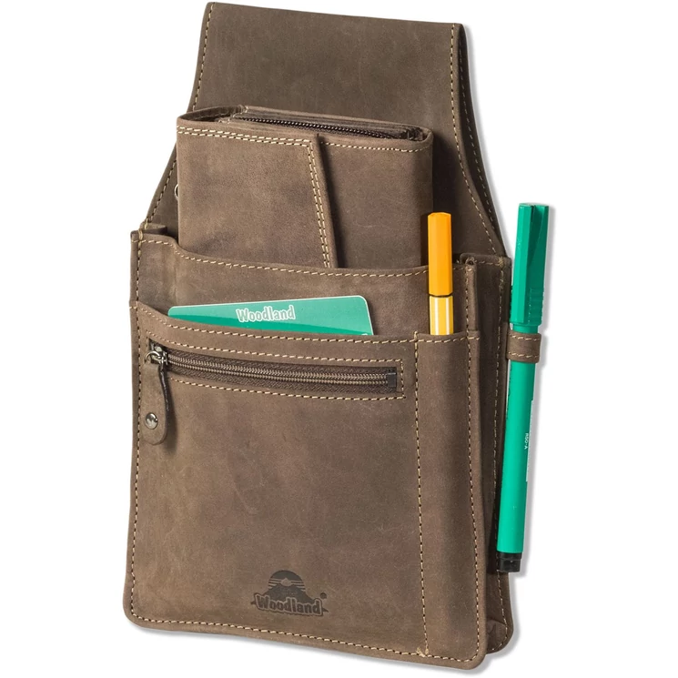 Woodland valódibőr Brifkó pincér pénztárca tartó