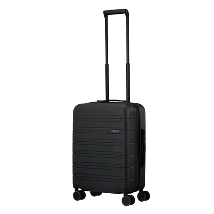 American Tourister Novastream bővíthető Spinner bőrönd 55 fekete