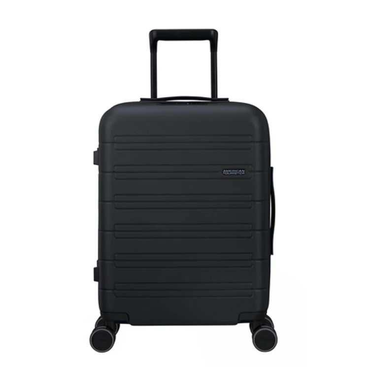 American Tourister Novastream bővíthető Spinner bőrönd 55 fekete