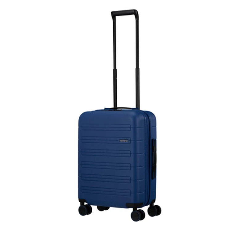 American Tourister Novastream bővíthető Spinner bőrönd 55 kék