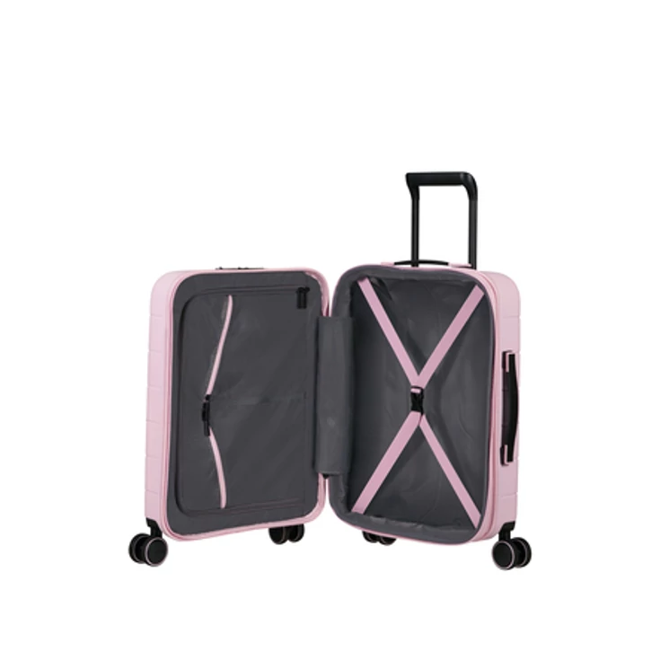 American Tourister Novastream bővíthető Spinner bőrönd 55 rózsaszín