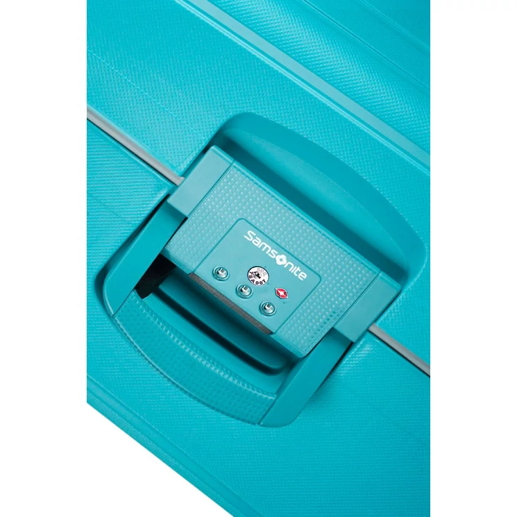 Samsonite S-Cure Spinner bőrönd 55 cm-es kabinbőrönd ajándék bőröndhuzattal