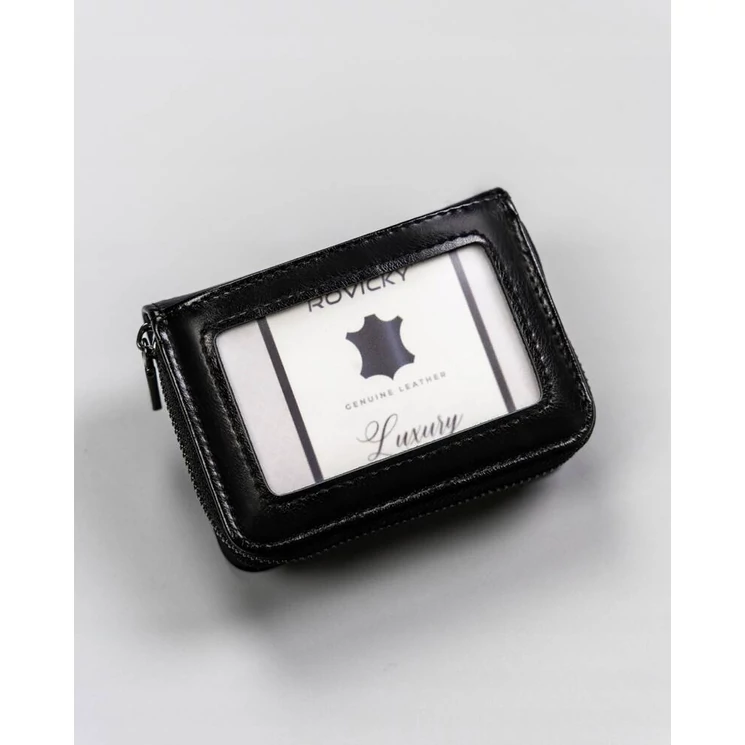 Kisméretű női pénztárca Fekete színben