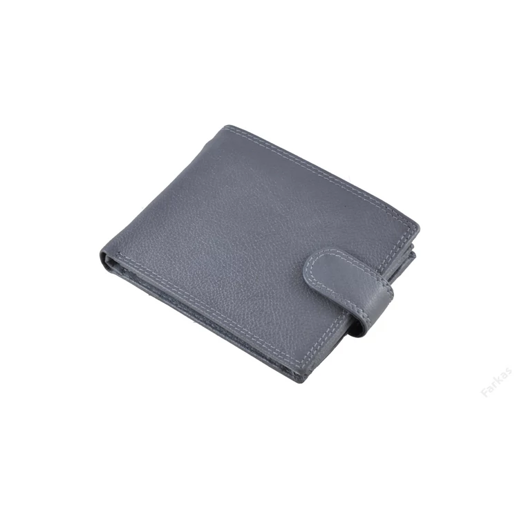 Bőr szürke színű pénztárca