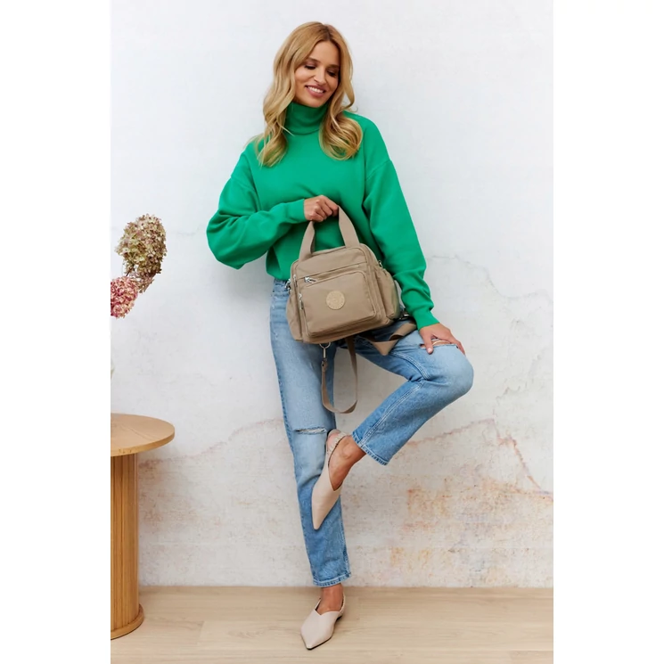 Többfunkció női városi hátizsák Bézs színben