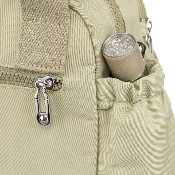 Többfunkció női városi hátizsák Khaki színben